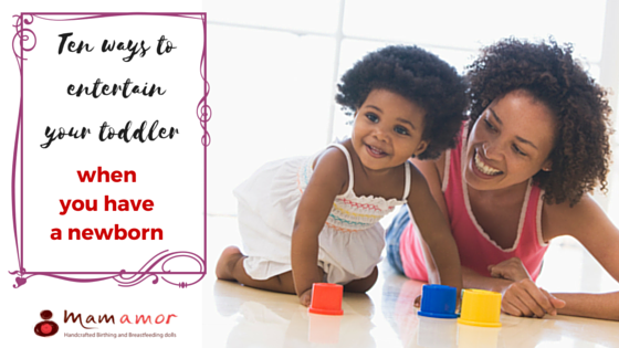 Ten ways to entertain your toddler when you have a newborn