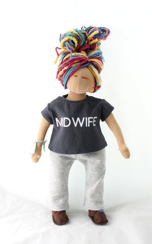 Midwife Doll + Accessories - Made to Order