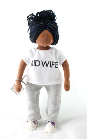Midwife Doll + Accessories - Made to Order