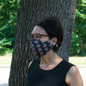 MamAmor Birthy Face Mask - UTERUS BLACK